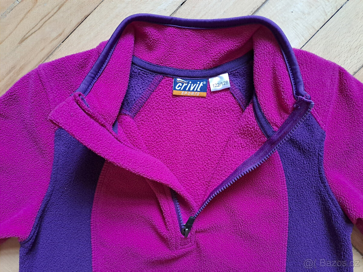 Fleecová mikina vel. 122/128 - 3