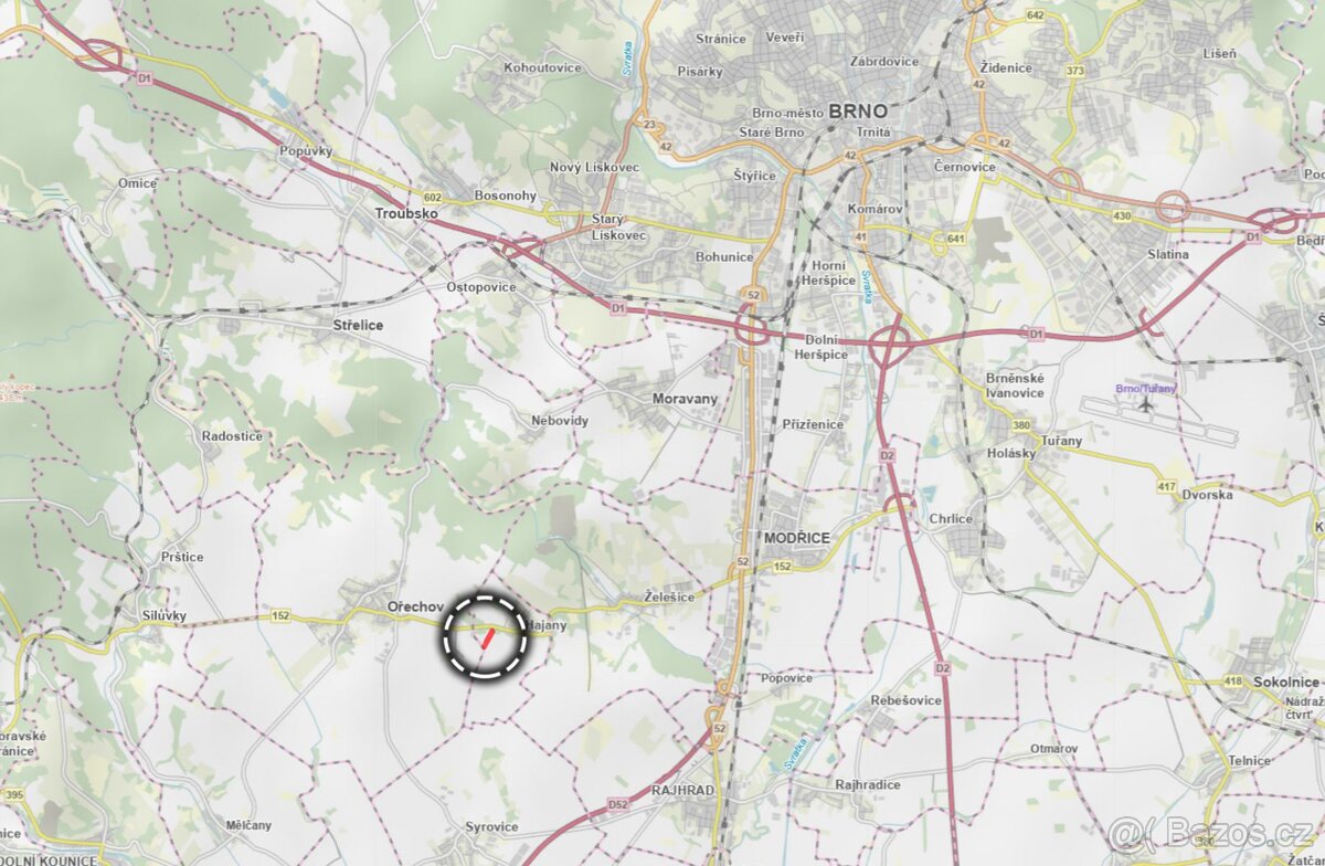 Zemědělská půda, prodej, Hajany, Brno-venkov - 3