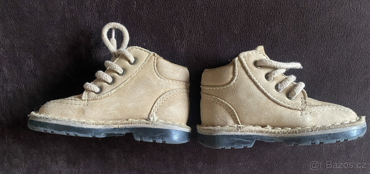 Dětské kožené botičky vel. 22 - 3