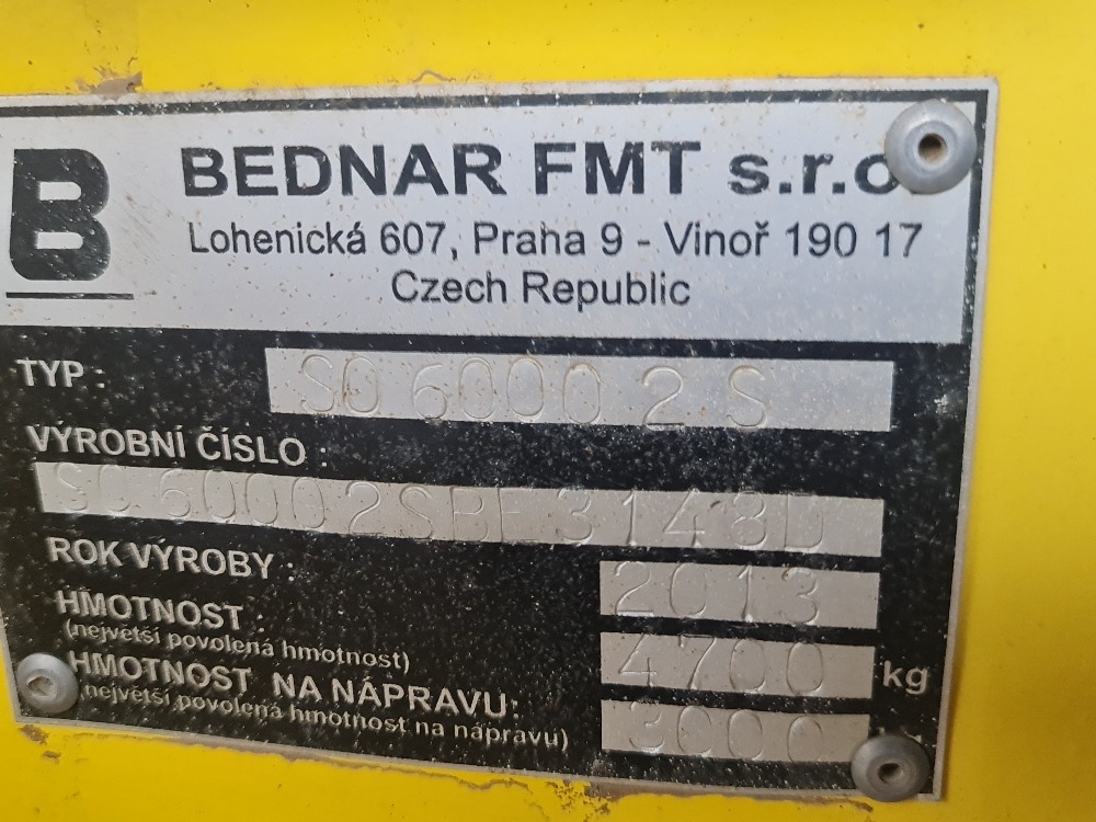 Bednar Swifter SO 6000 - 3