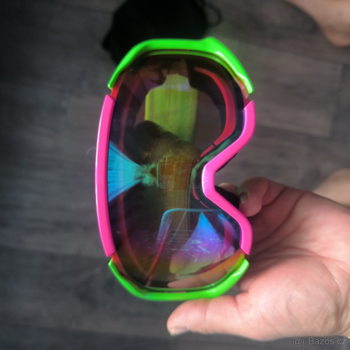 Lyžařská helma dívčí s brylemi - 3