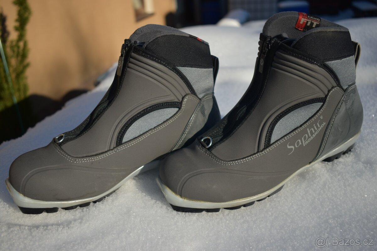 Boty č, 6-7 na běžky dámské - 3