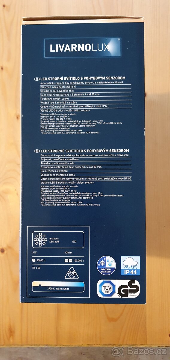 Led stropní svítidlo s pohybovým senzorem - 3