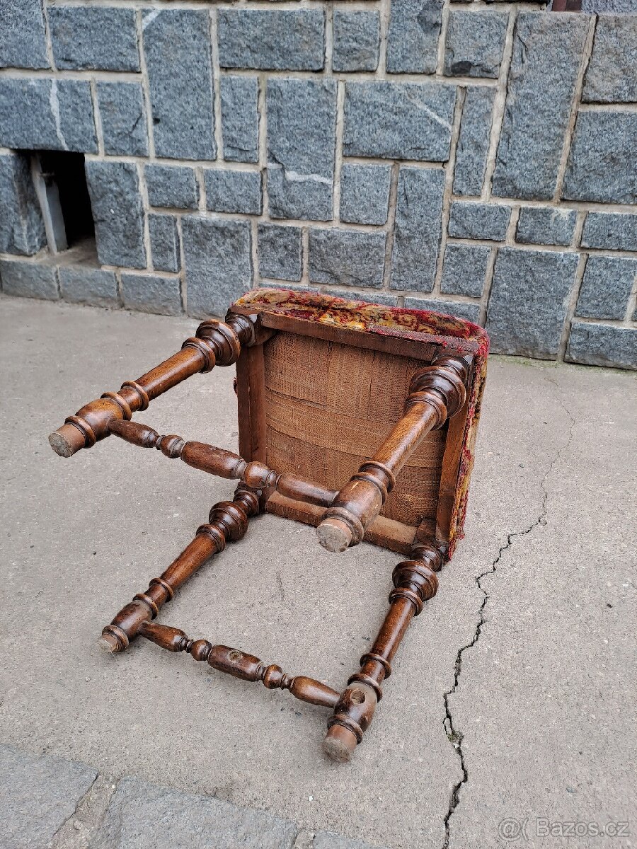 Židlička, štokrle retro - 3