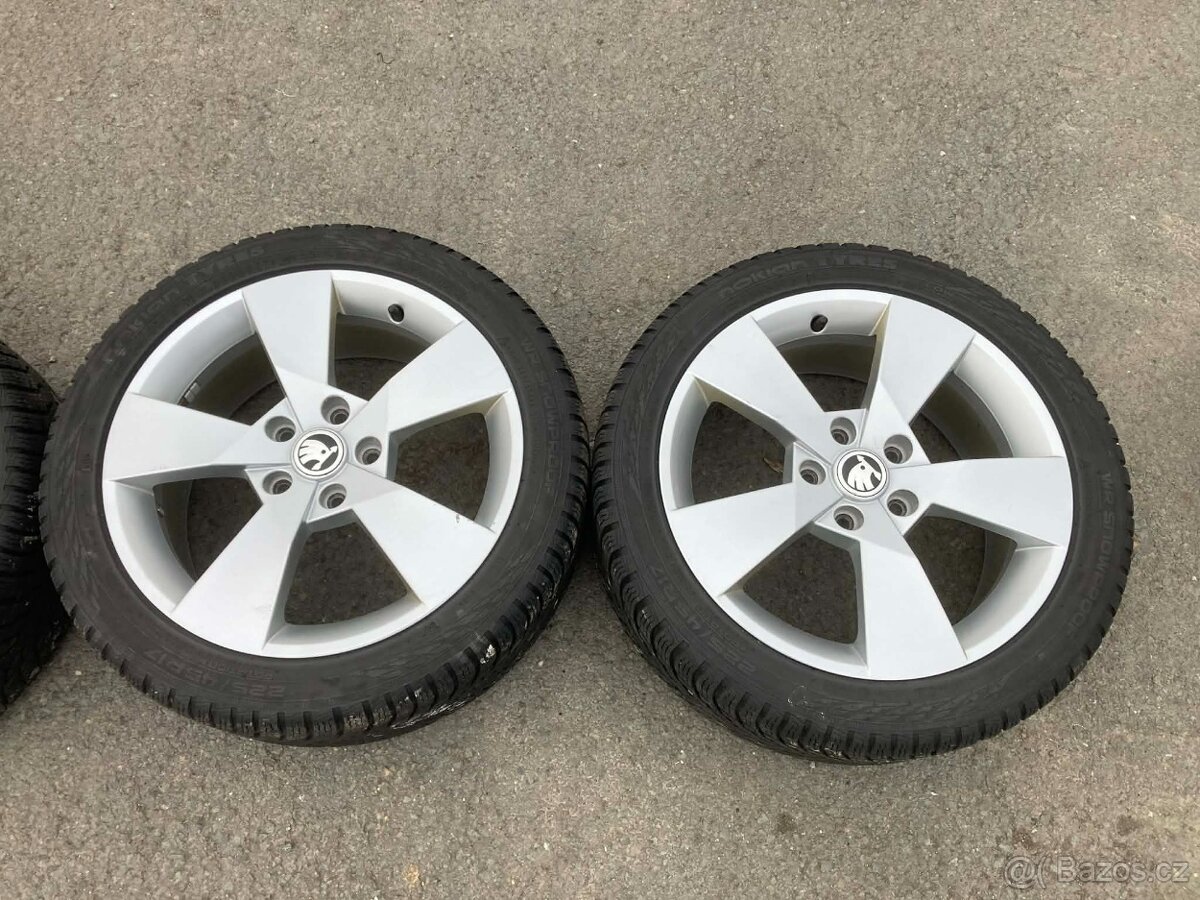 originál 17" alu kola ze Škoda Octavia 3 - 3