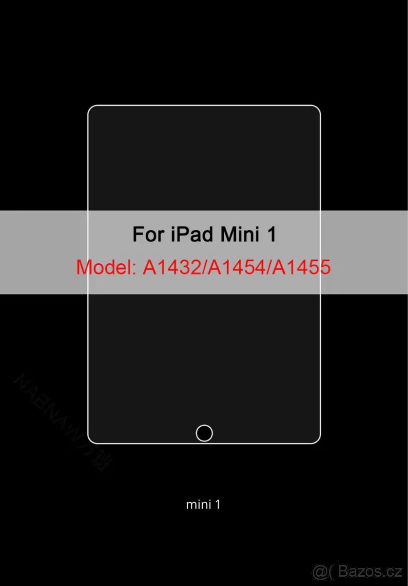 Krycí sklo iPad Mini 1 - 3