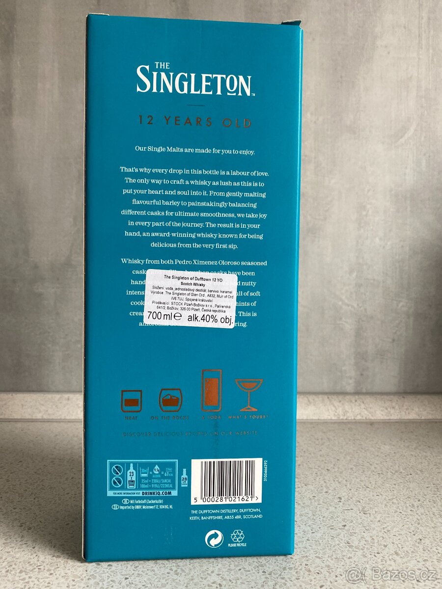 The Singleton of Dufftown 12yo, 40% 0,7L – single malt Scot - 3