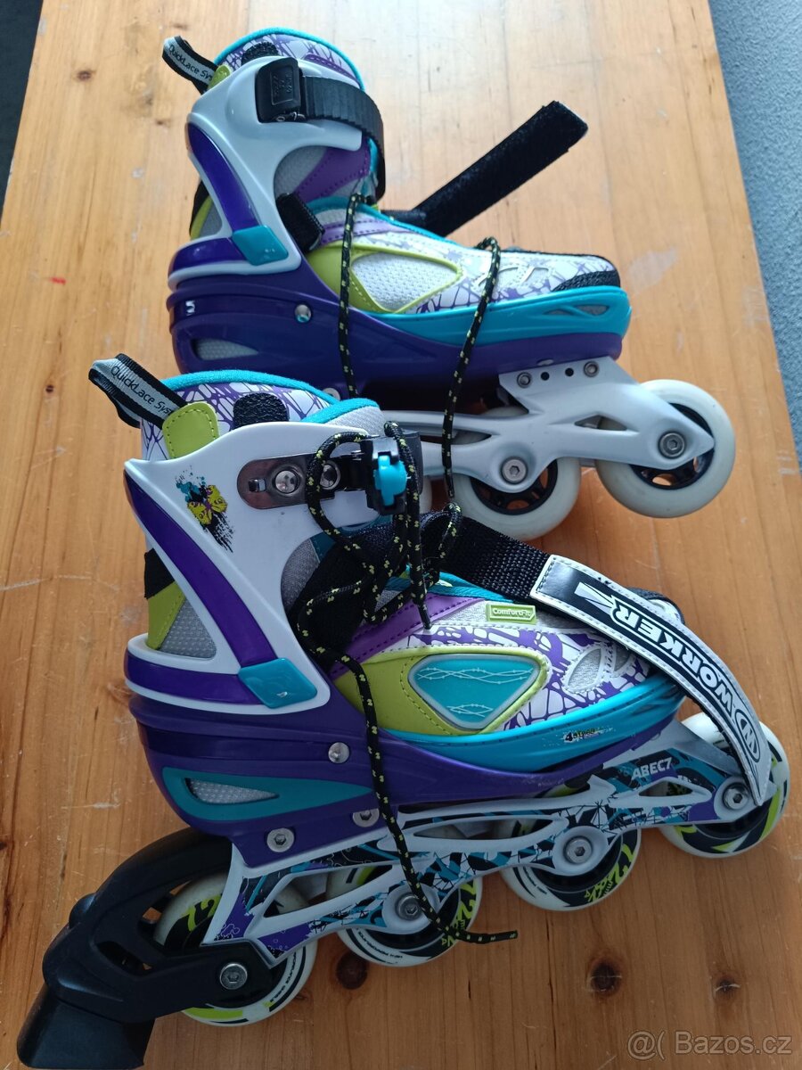 kolečkové in-line dívčí brusle 35-38 - 3