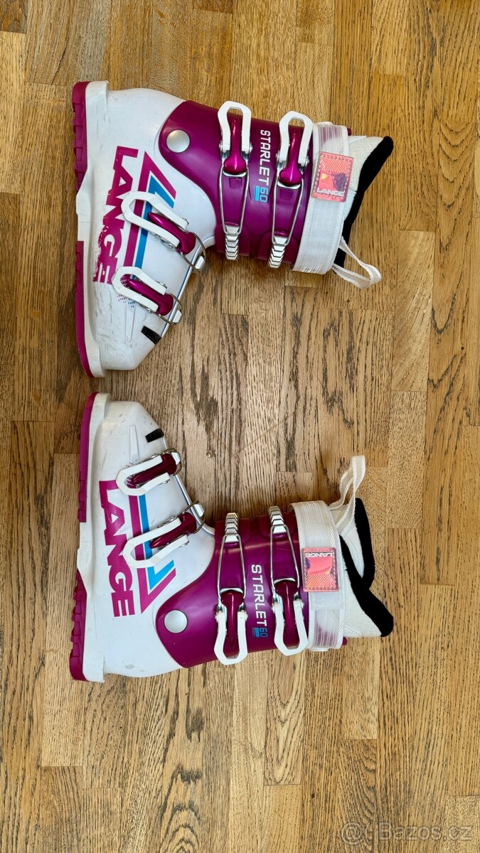 Dětská lyžařská sestava - lyže, lyžáky a hulky - 3