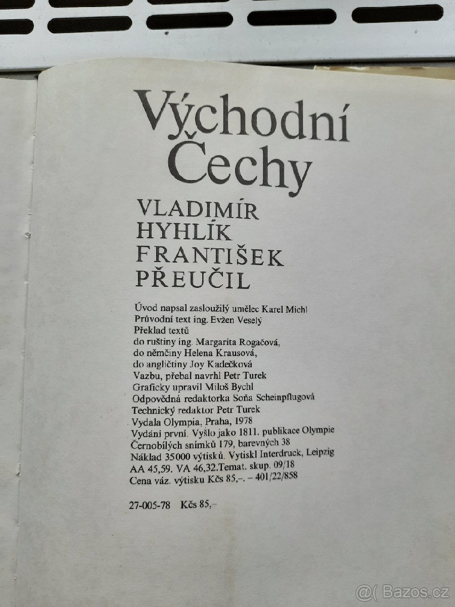 Prodám knihu VÝCHODNÍ ČECHY. - 3