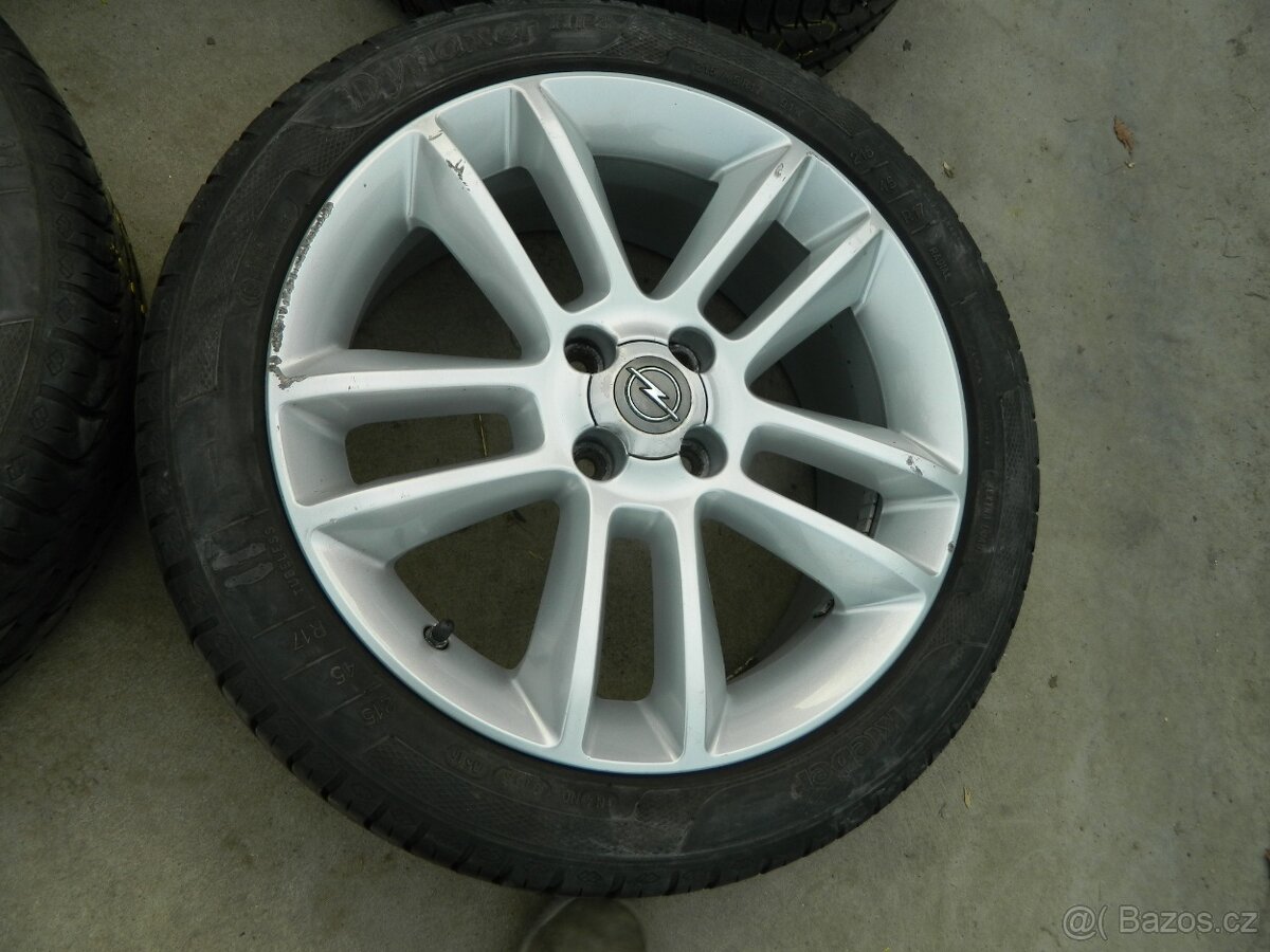 alu kola 4x100+letní pneu r17 Opel Corsa - 3