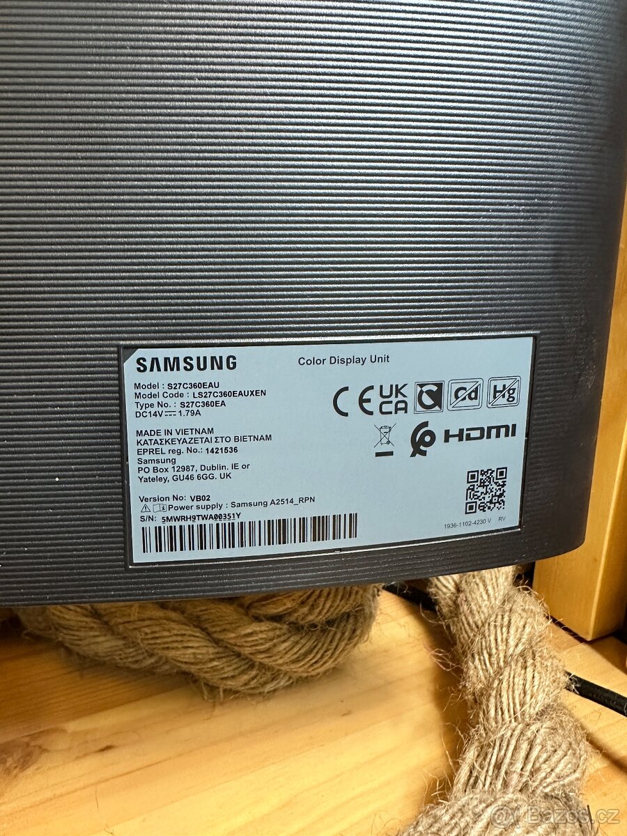 Monitor Samsung S27C360 - 3