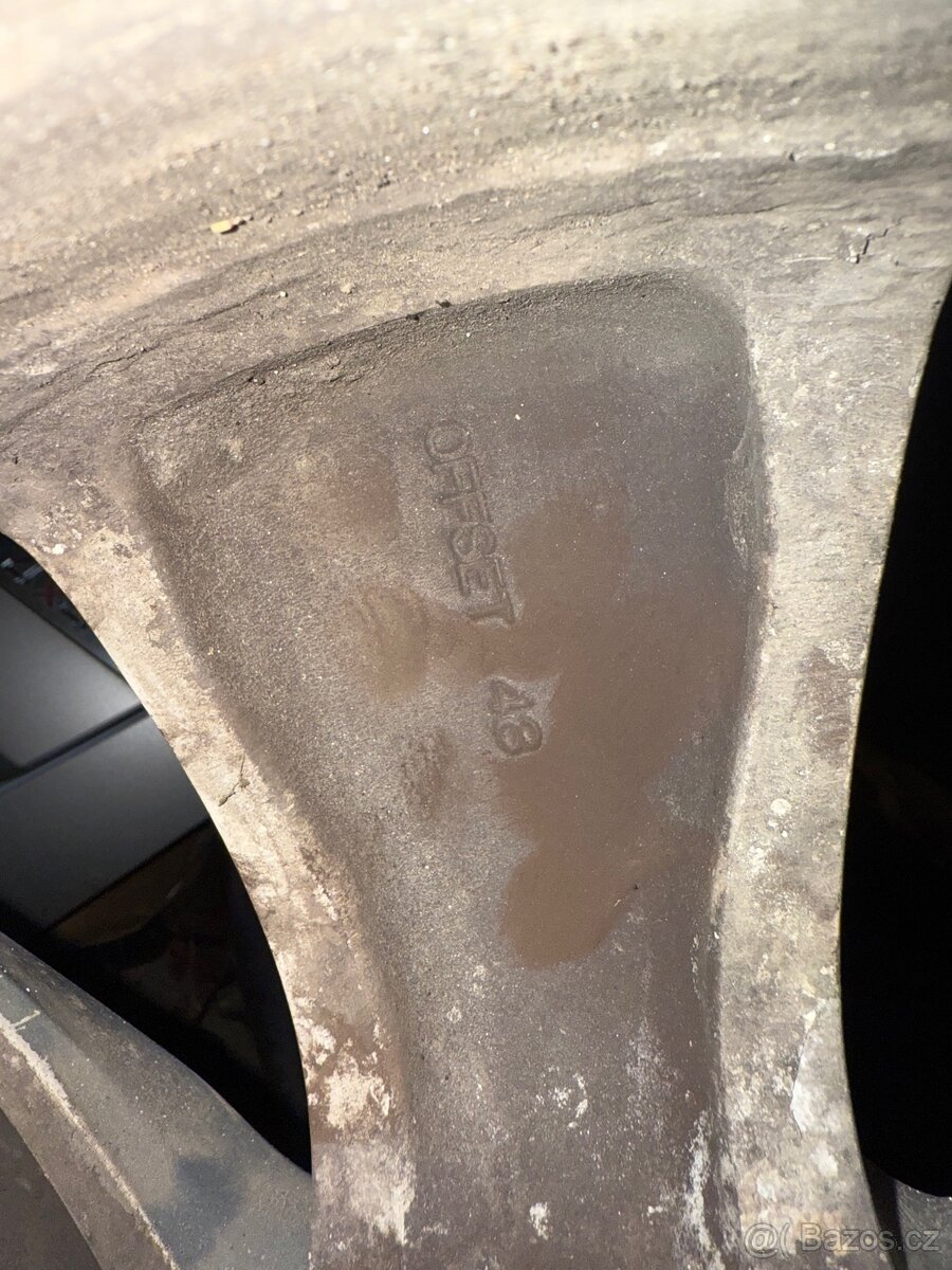 Alu kola 5x100 r17 et48, original subaru - 3