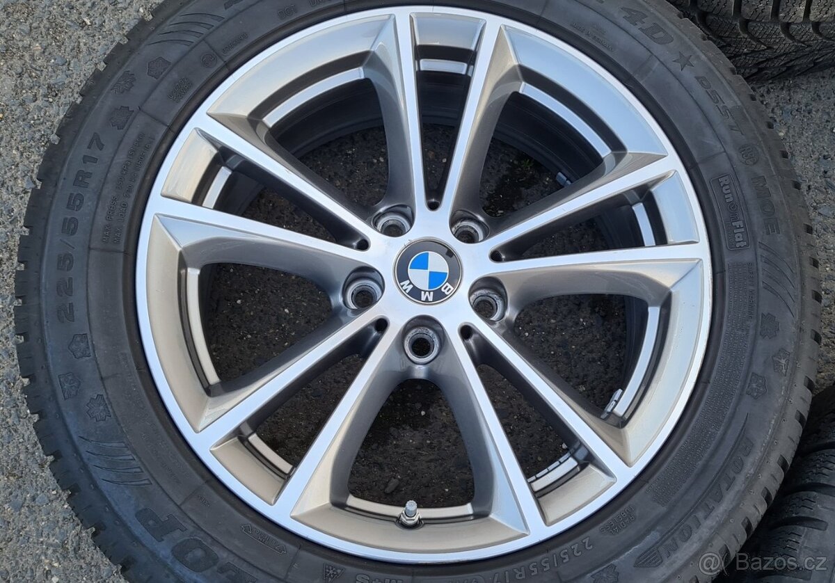 TOP Orig. Alu kola BMW 5 G30, Dunlop 225/55R17, 4x7mm - 3