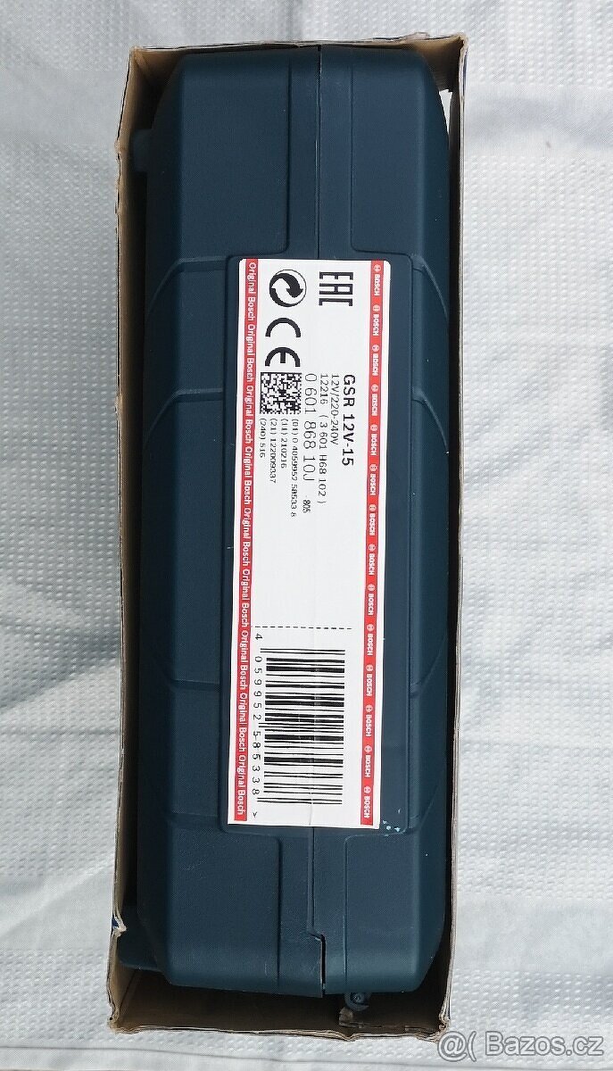 Bosch Professional GSR 12V-15 0601868109 +kufr+příslušenství - 3