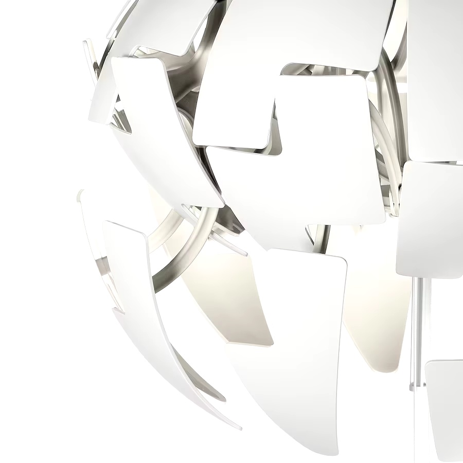 Závěsná bílá lampa/lustr IKEA PS 2014 - 3