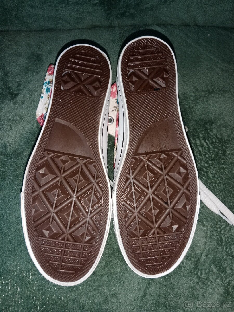 Květované tenisky, vel. 40 - 3
