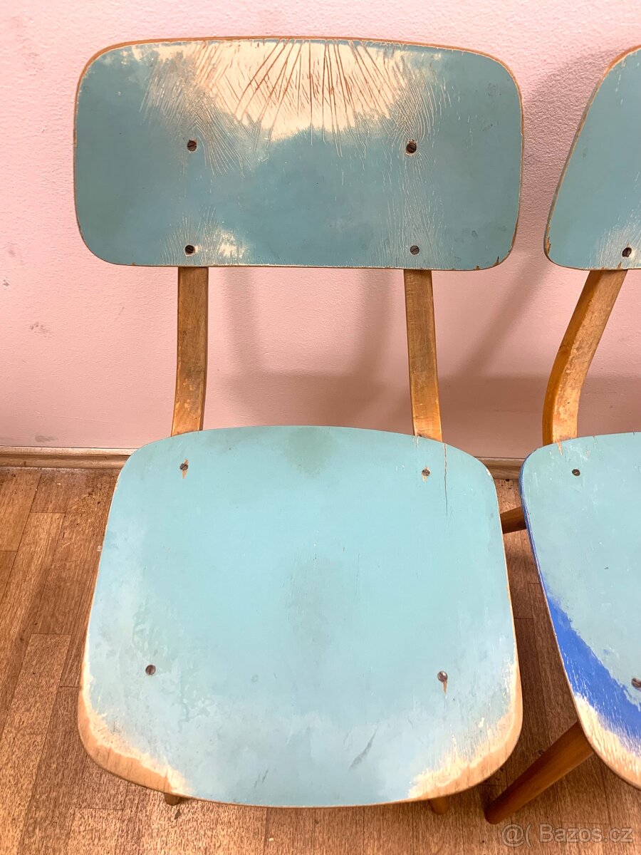 Retro židle TON HOLEŠOV 60. léta - 3
