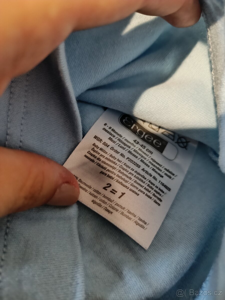 Čepičky 3 ks - různé velikosti - 3