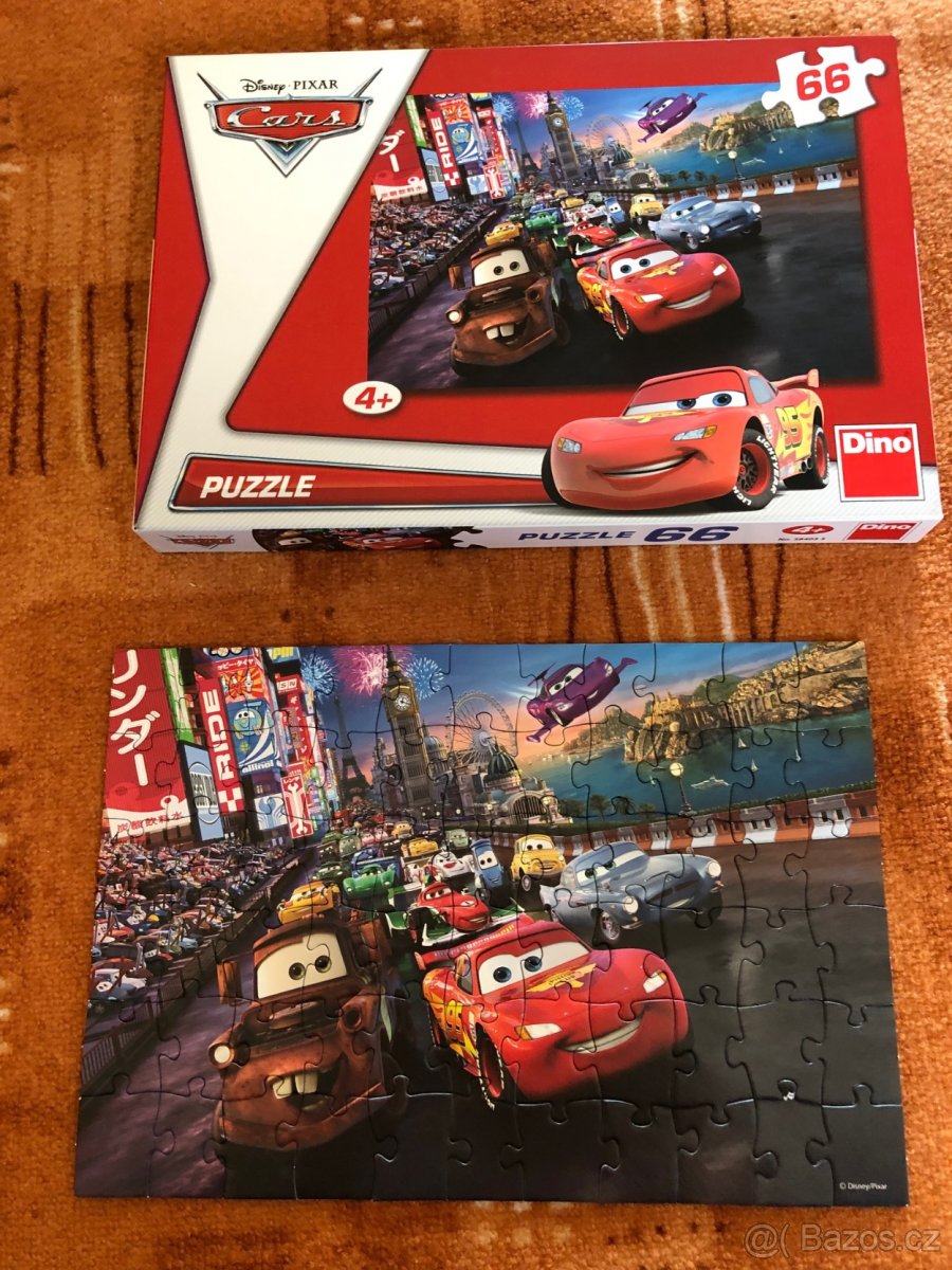 puzzle Blesk McQueen 66 dílků - 3