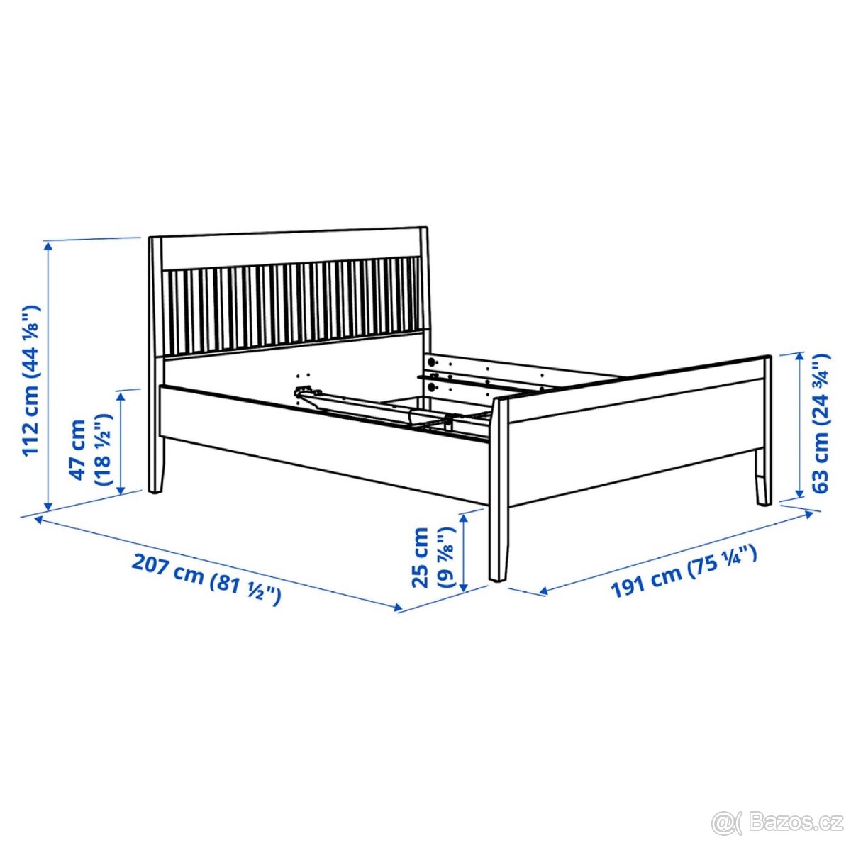Postel Ikea IDANÄS - 3