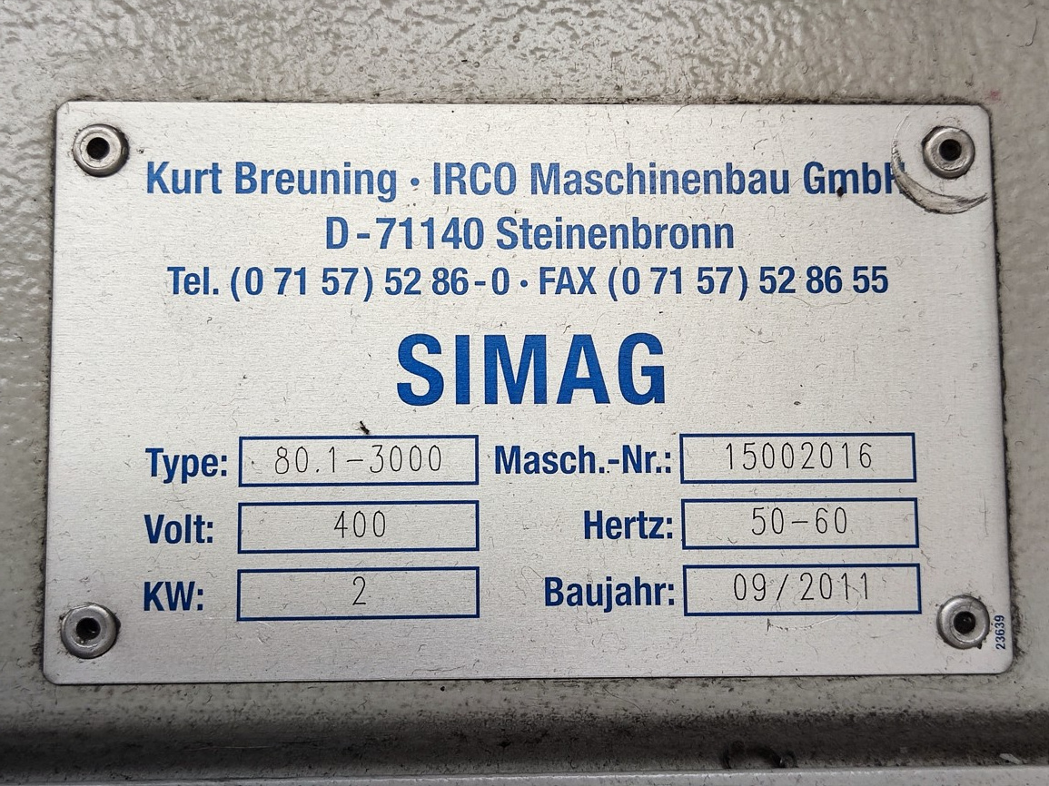 Podavač tyčí SIMAG 80.1 / 3000 - 3