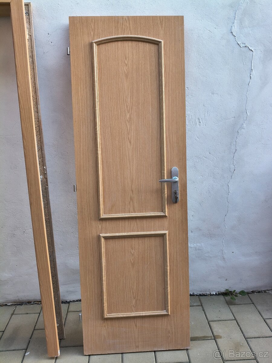 Dubové interiérové dveře 60 levé - 3
