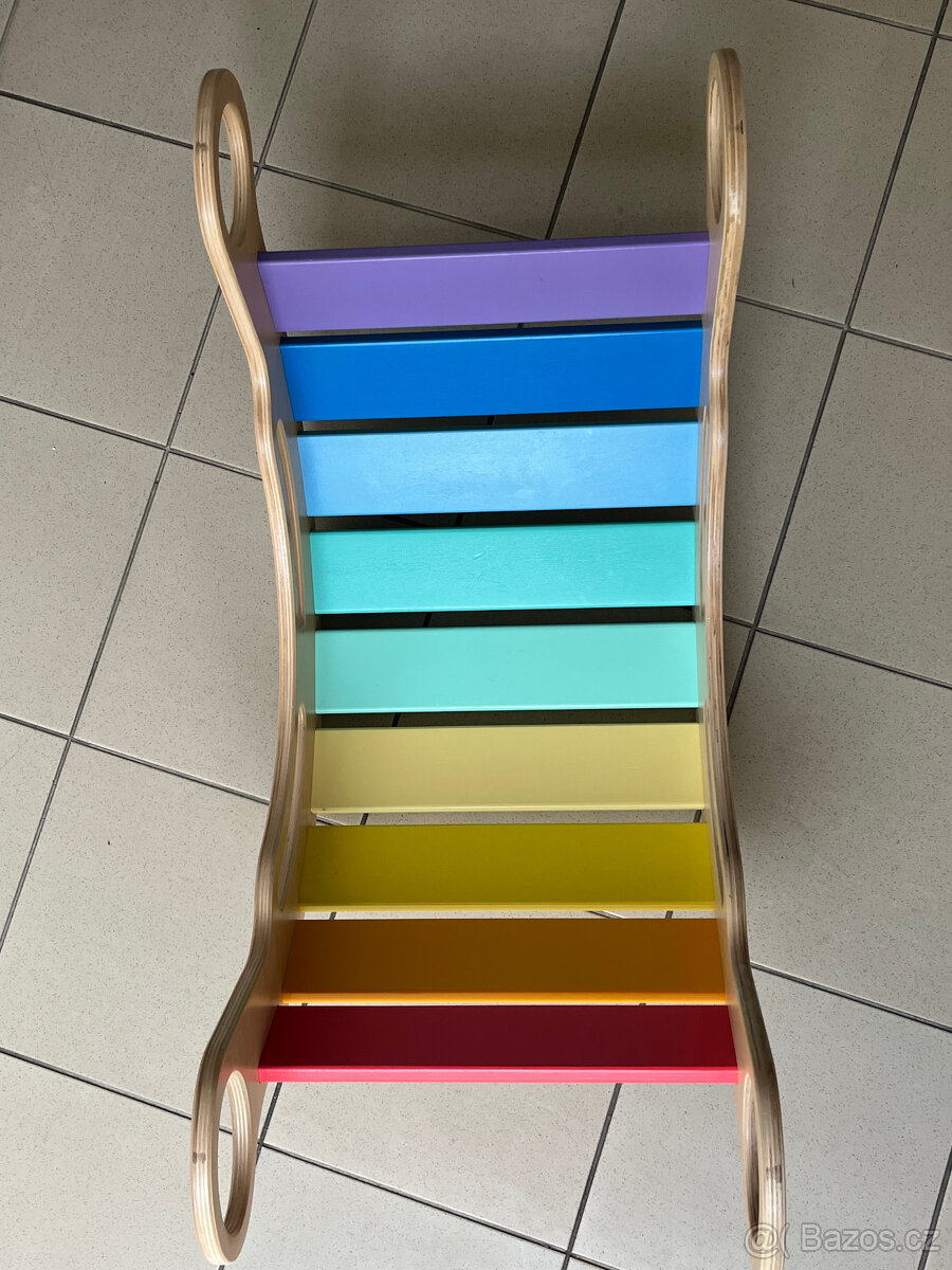 Montessori duhová houpačka 5v1 fresh - ELIS DESIGN - 3