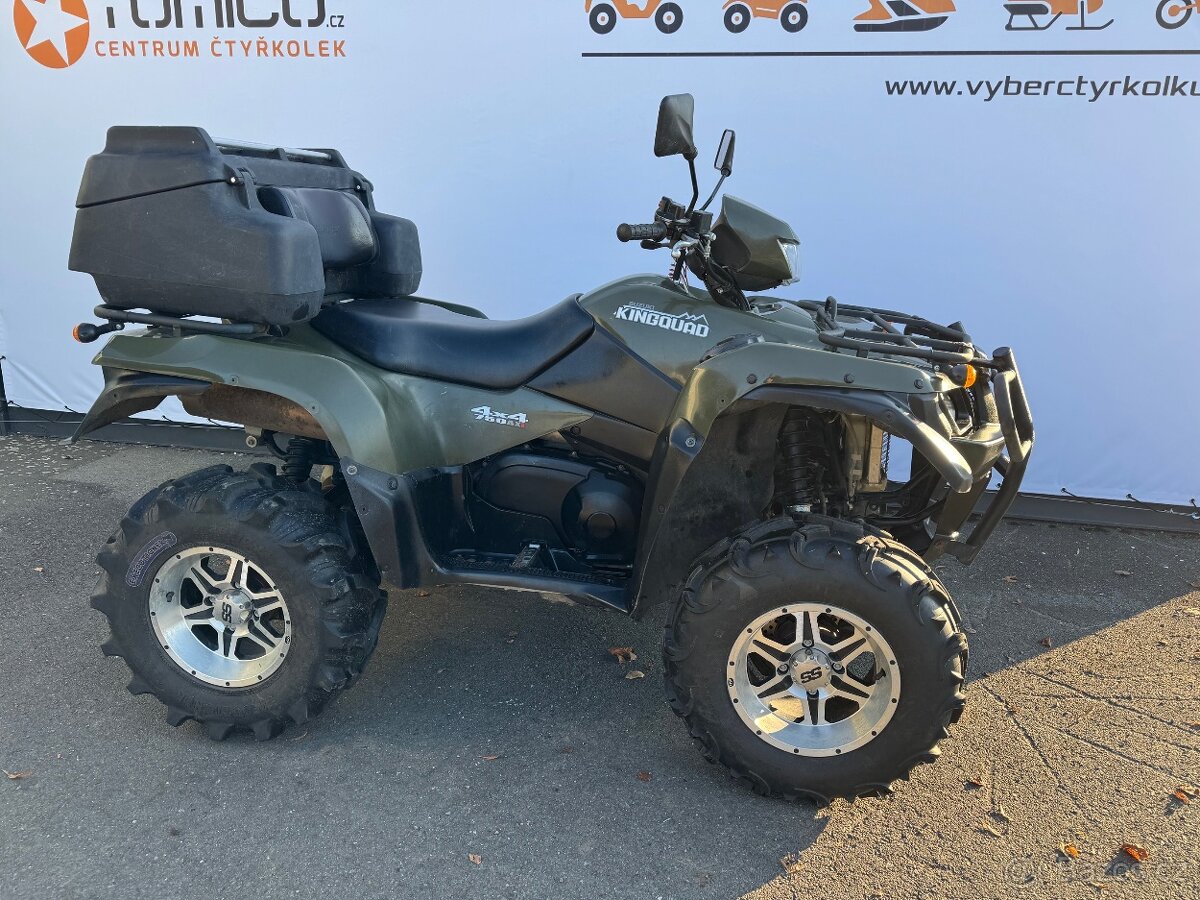 ojetá, bazarová čtyřkolka Suzuki KingQuad LTA 750 model 2008