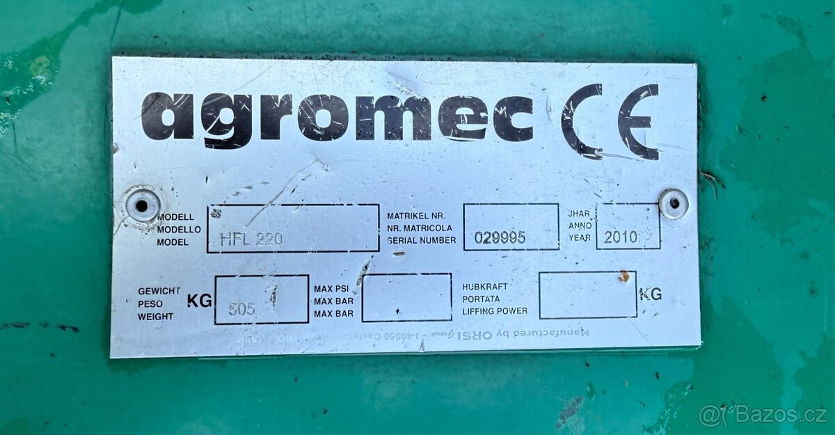 Mulčovač 220 cm - 3