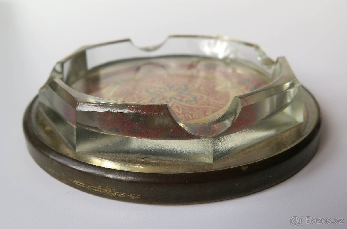 Dřevěná dóza na cigarety a popelník - 3