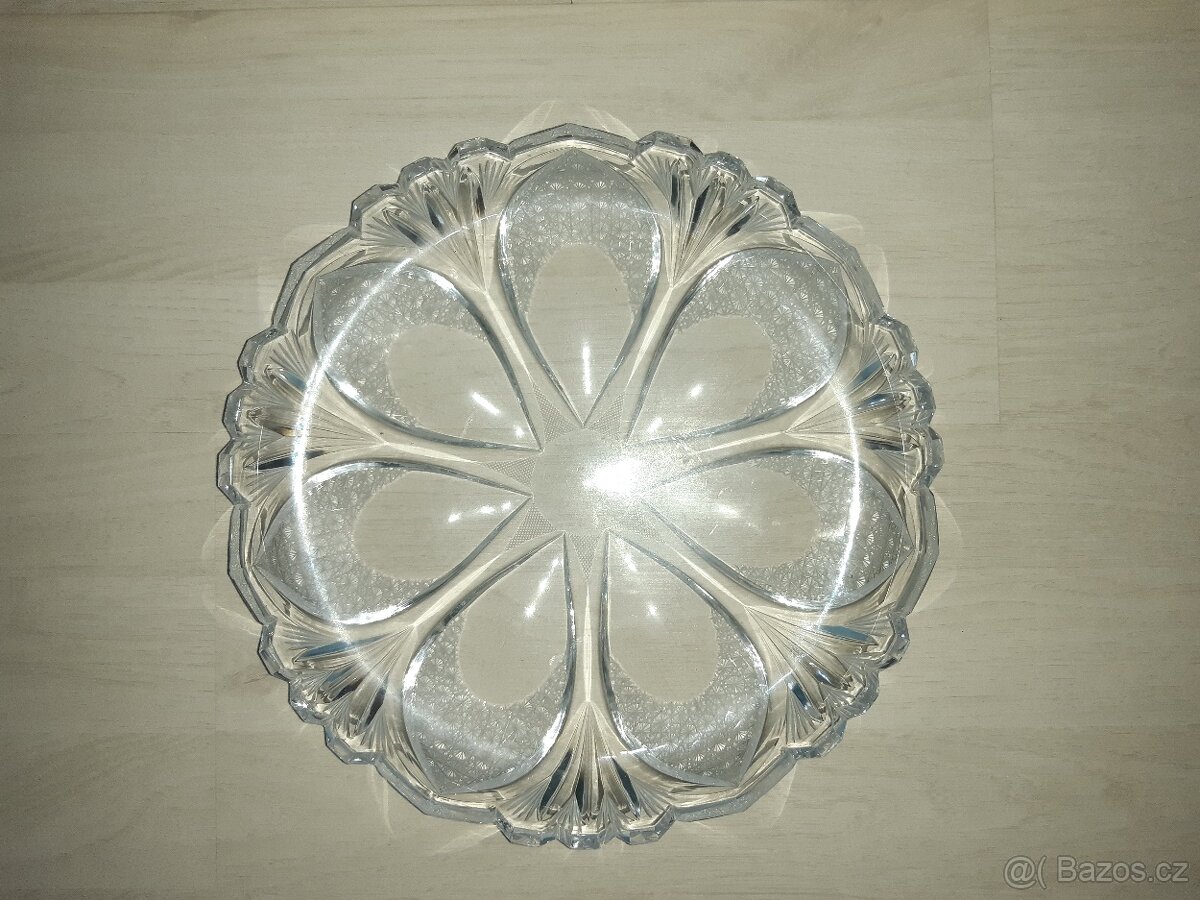 Skleněný podnos průměr 28 cm - 3