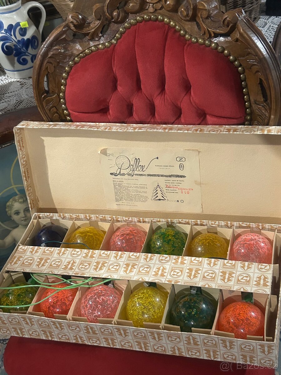 Retro vánoční osvětlení - REFLEX ZLATOKOV. 1974 - 3