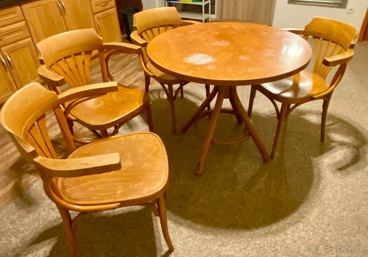 židle - polokřesla Ton, kulaté stoly Ton - 3