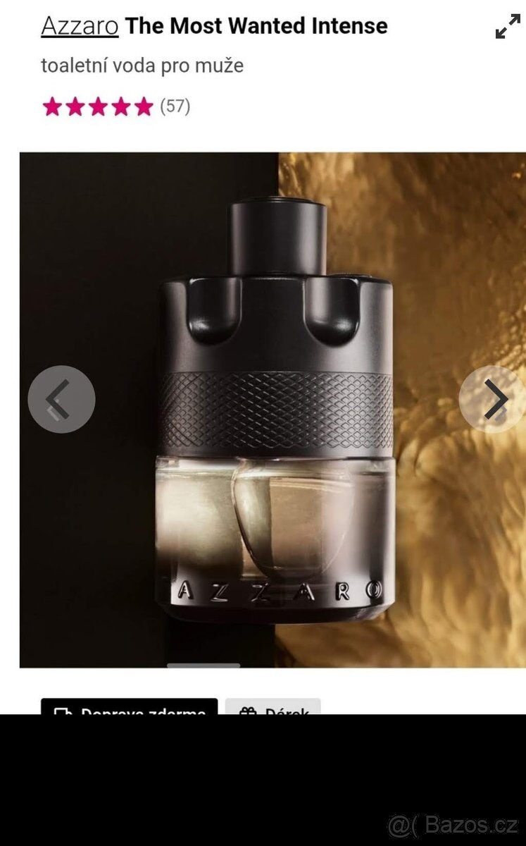 Nová pánská toaletní voda Azzaro 50ml - 3