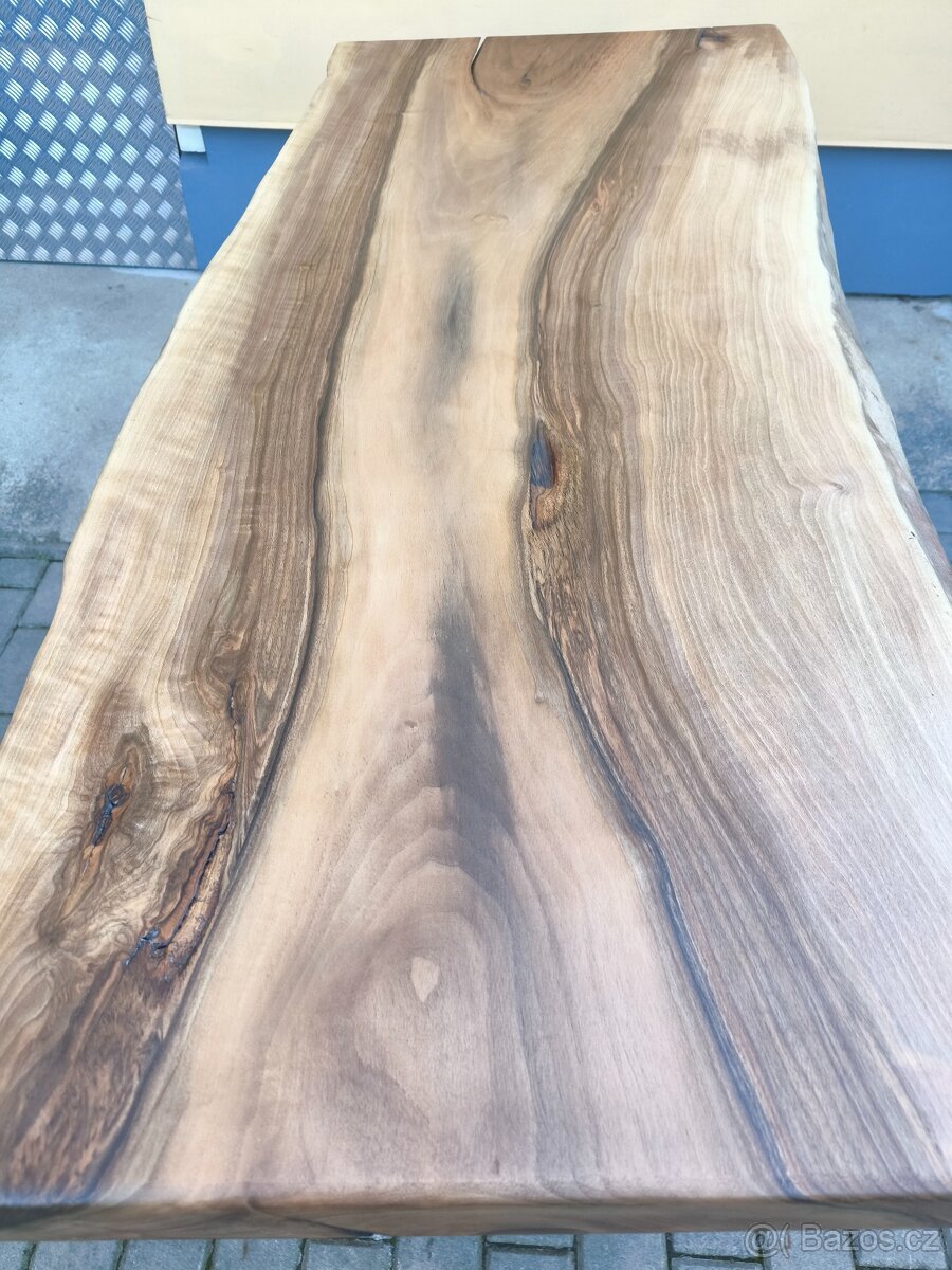 Ořechový stůl masiv - 3