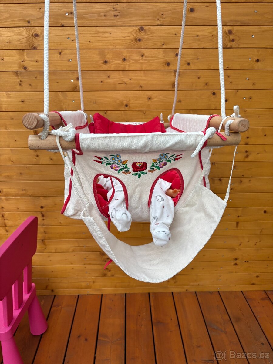 Houpačka pro miminka - Ecobaby folk - 3