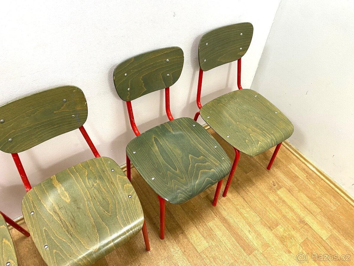 Retro židle industriální - 3