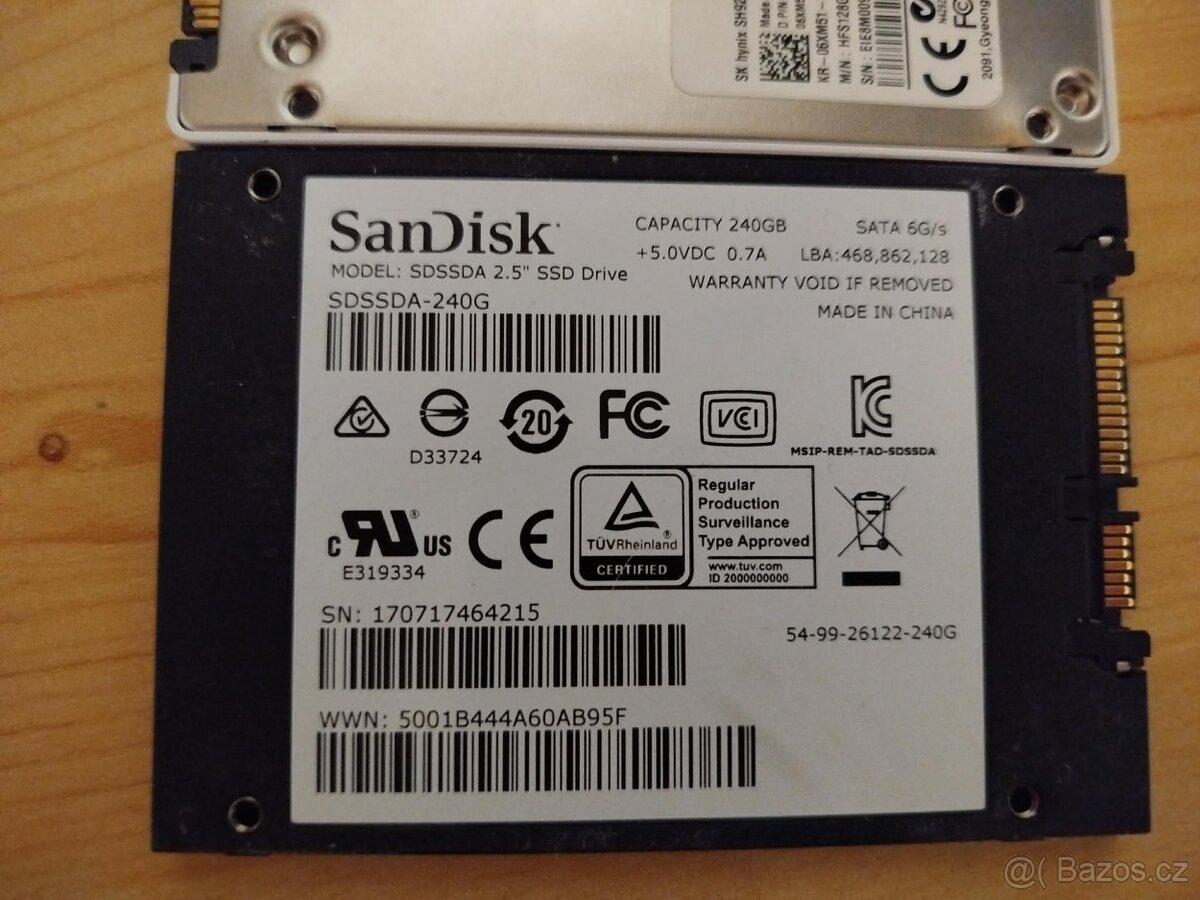 SSD disky 128/128/240gb - 3