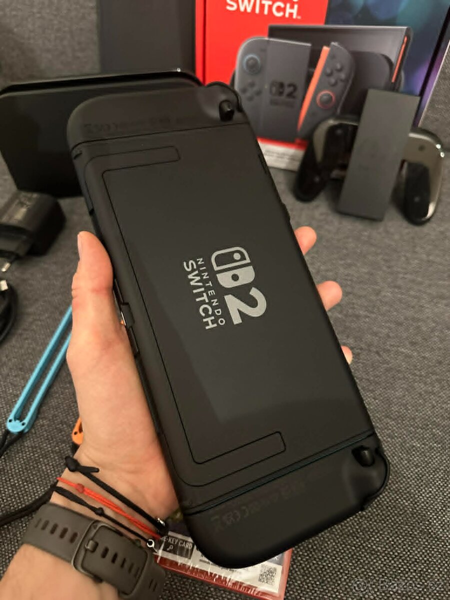 Nintendo switch 2 + příslušenství a nová hra - 3