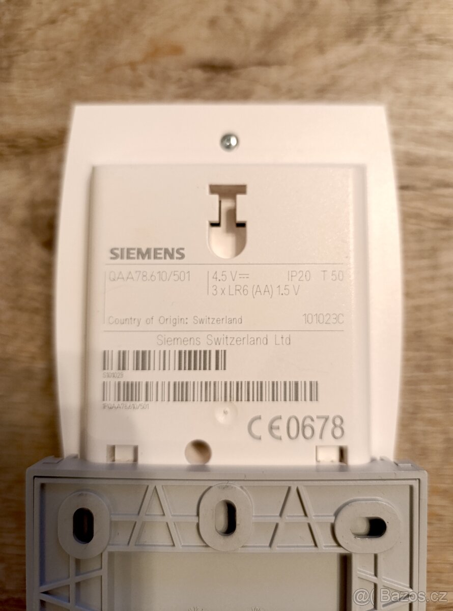 Siemens bezdrátový ovladač QAA78.610/501. - 3
