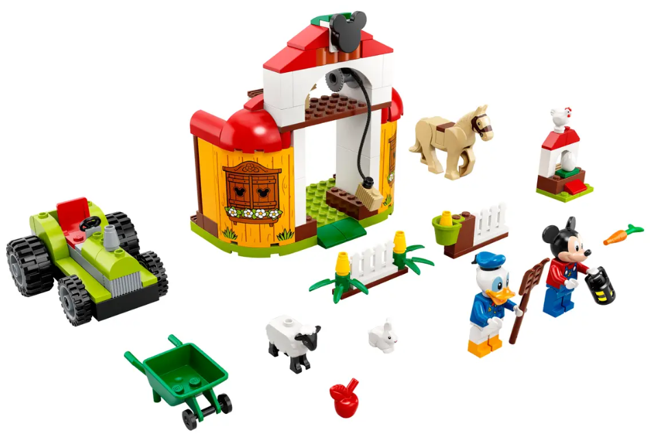 Nové LEGO 10775 Myšák Mickey a Kačer Donald na farmě - 3