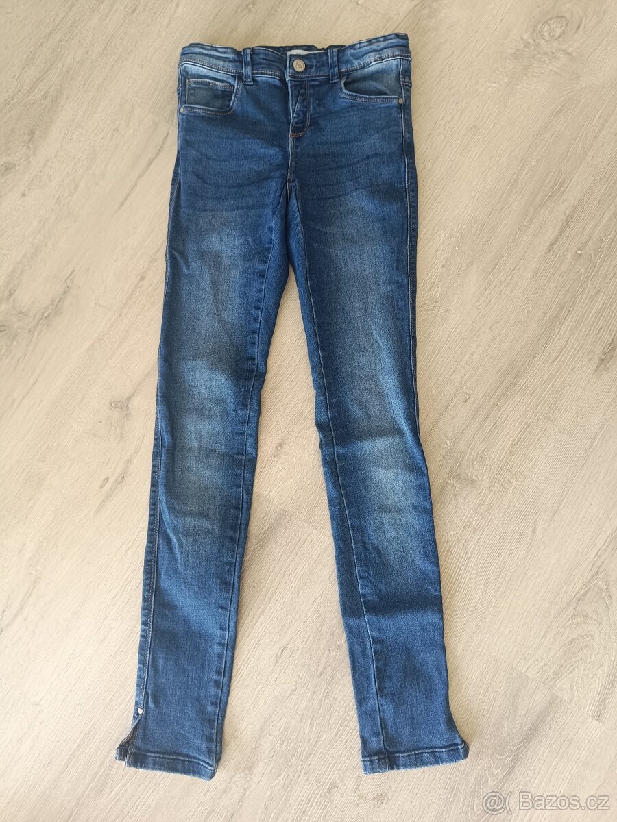 Slim fit džíny vel. 152 Name it - střední modrá - 3