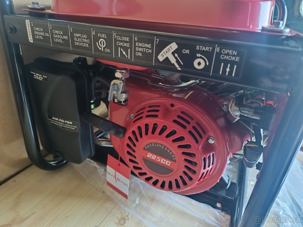 Elektrocentrála 8 kW, AVR, elektrický startér - 3