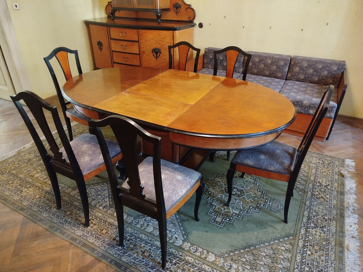 Starožitný obývací nábytek v zachovalém stavu - 3