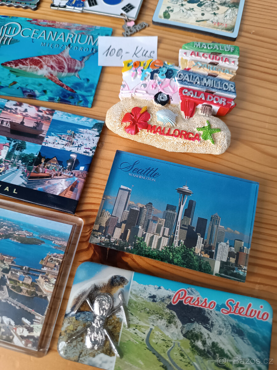Cestovatelské magnetky a jiné, - 3