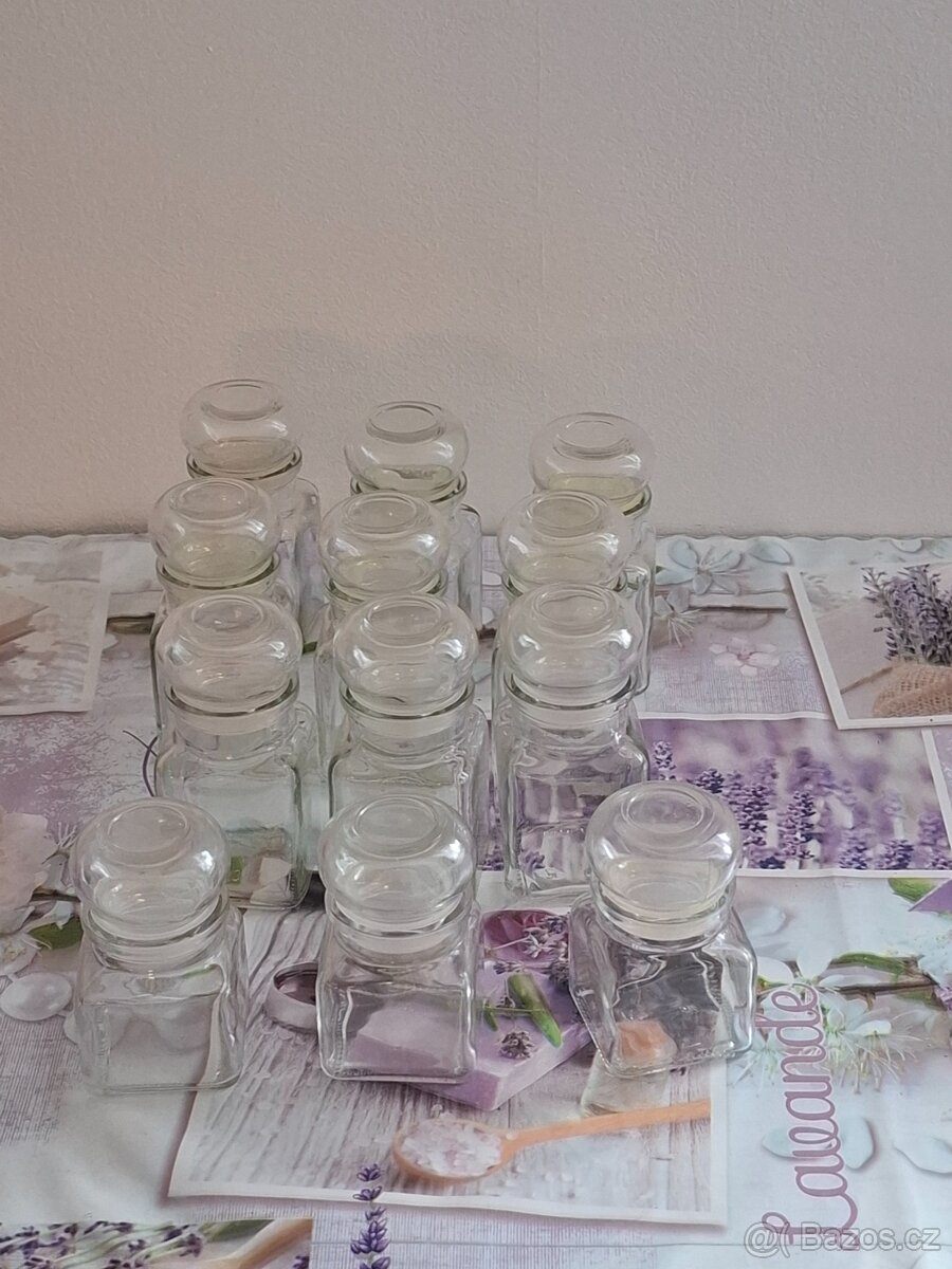 Skleničky na koření , 11 kusů ,3x foto, - 3