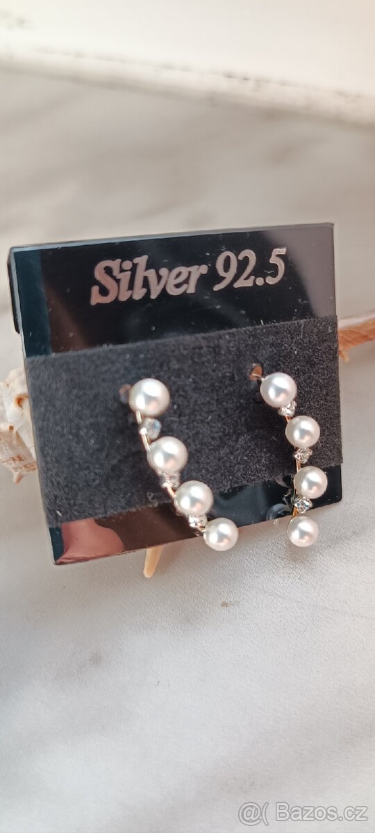 Náušnice stříbro - 3