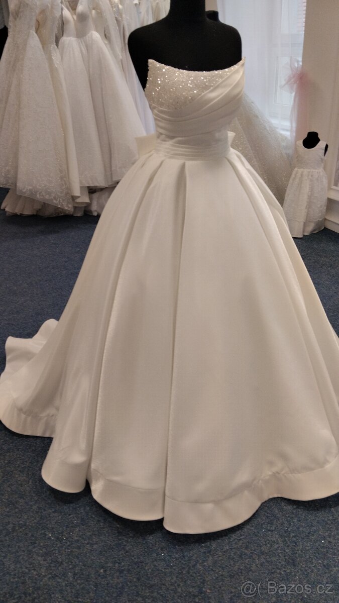 Svatebni šaty velikost 36 - 3