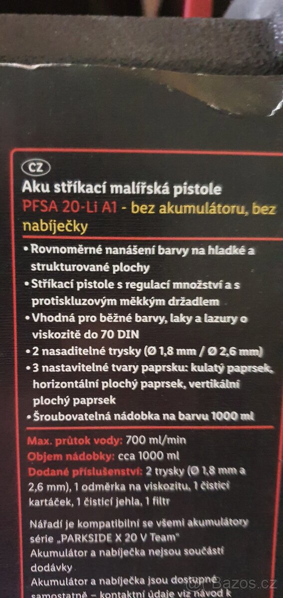 Aku stríkací pistole Parkside nova mozno i baterie - 3